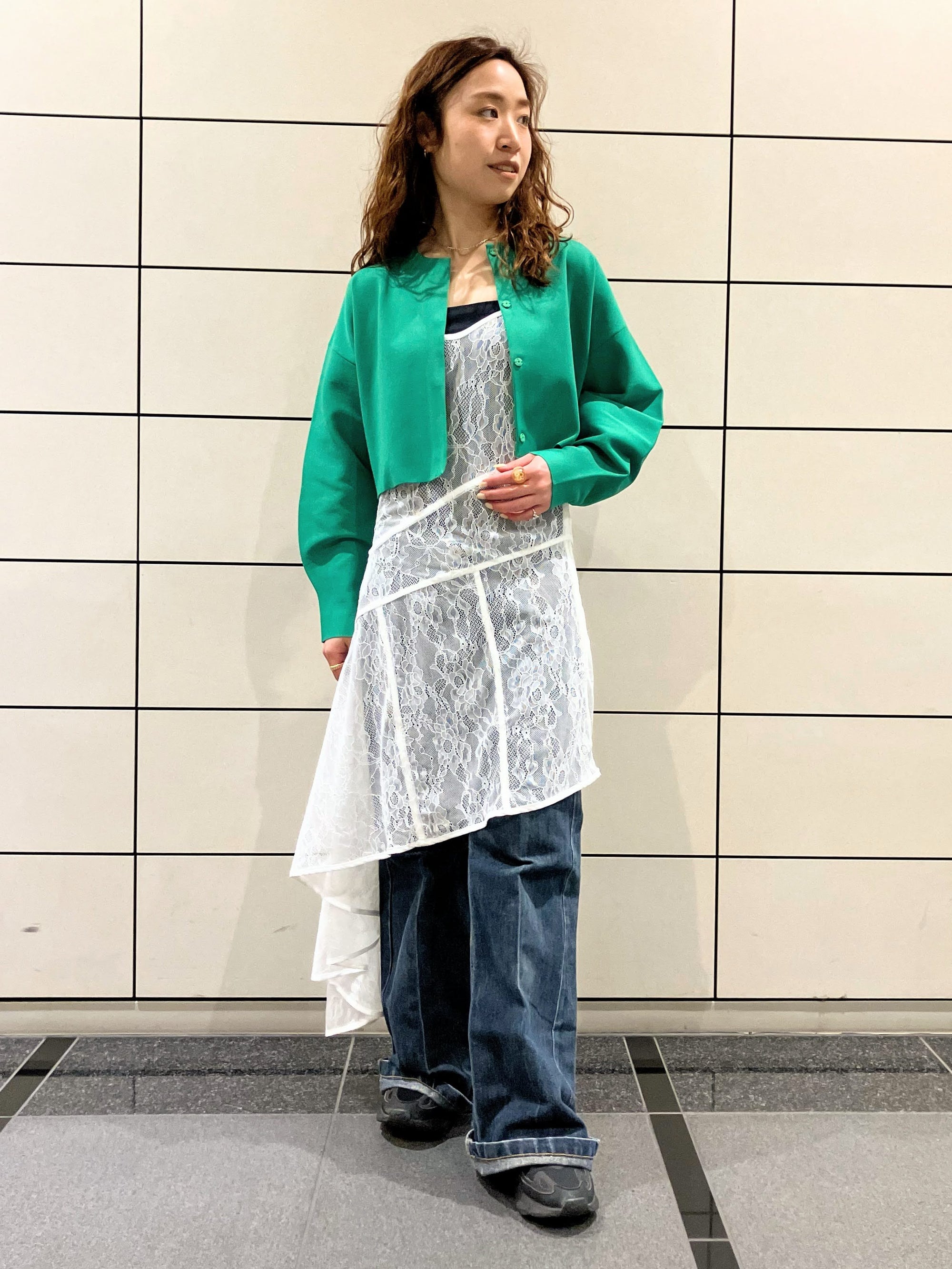 ROUNDED SLEEVE CARDIGAN