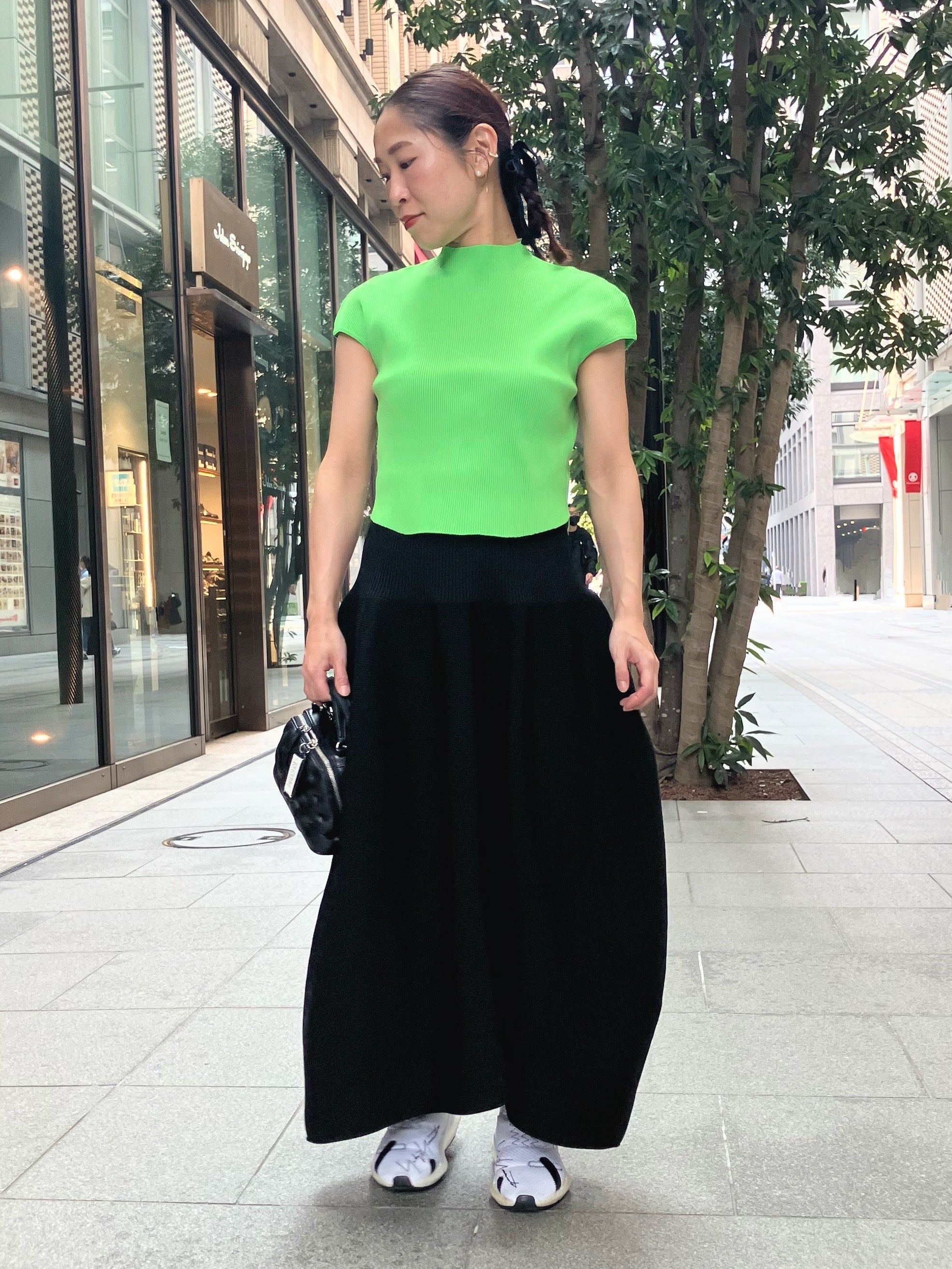 FRENCH SLEEVE KNIT TOP