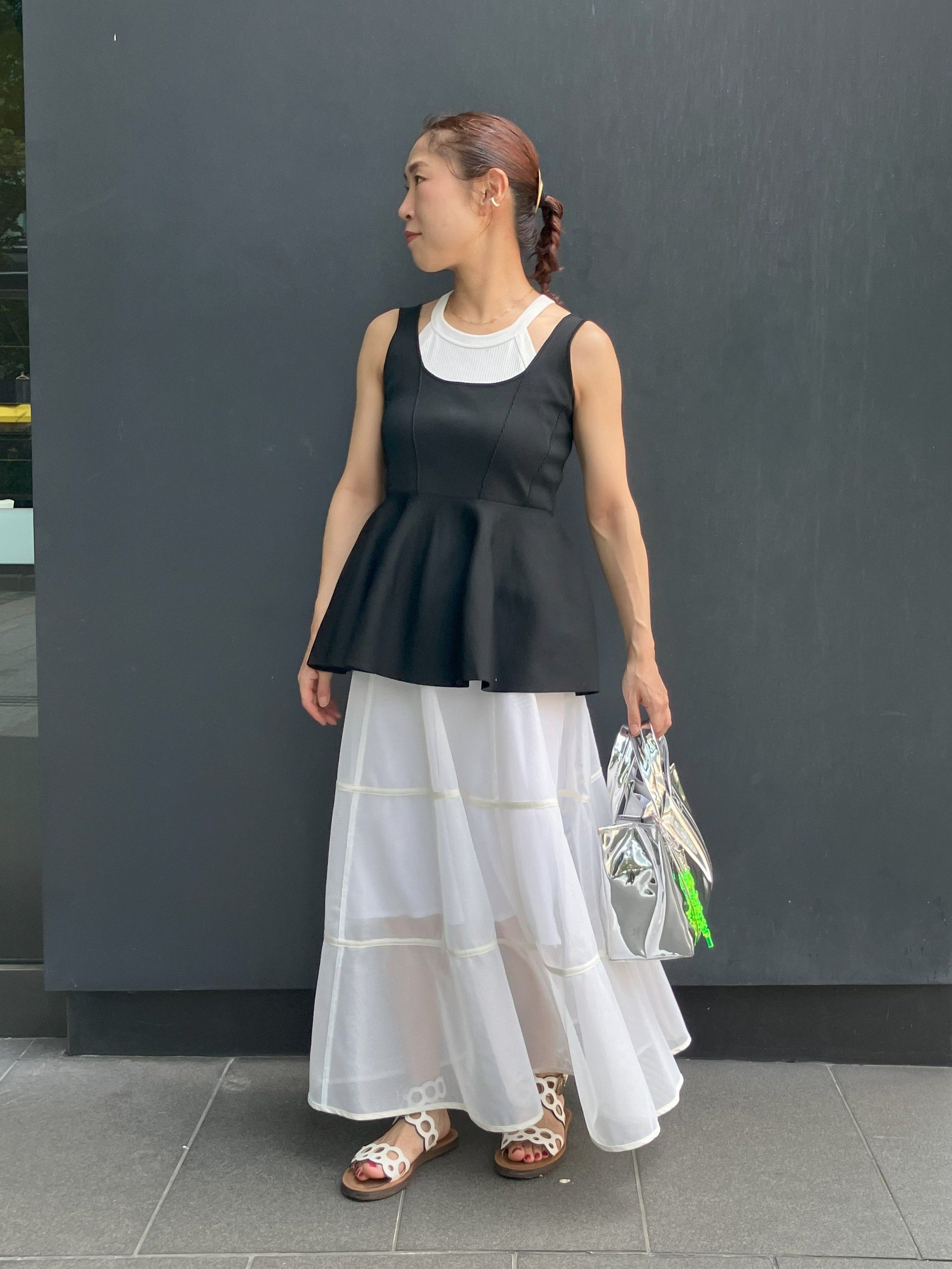 PEPLUM KNIT BUSTIER