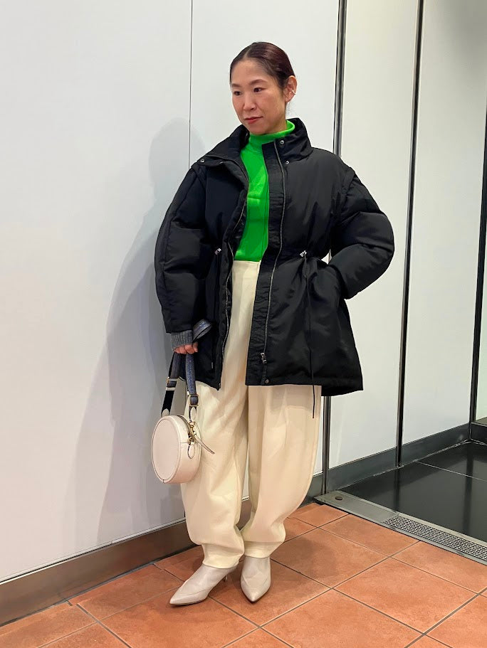 DETACHABLE FIBER DOWN JACKET