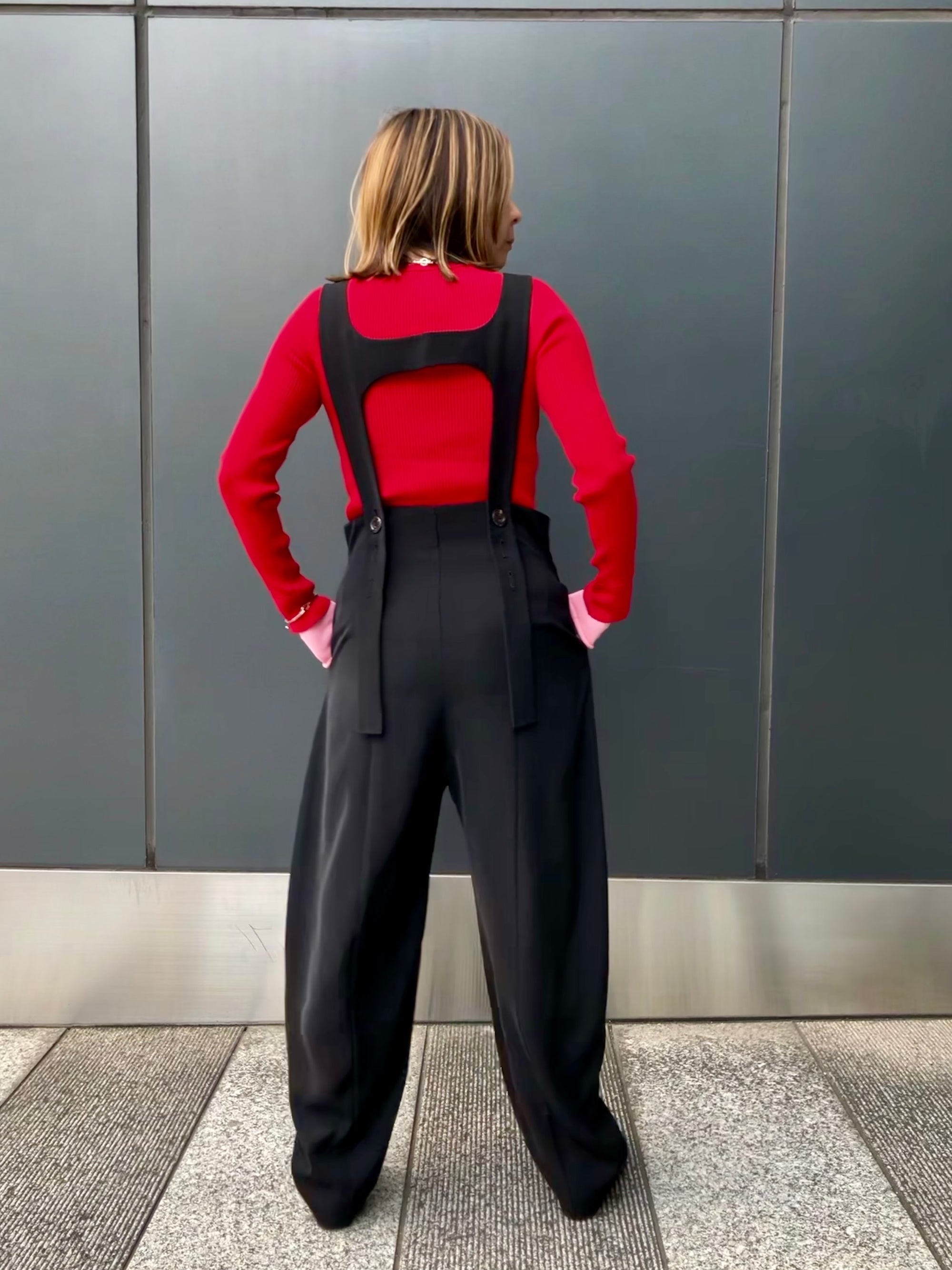 2WAY H-STRAP COCOON PANTS
