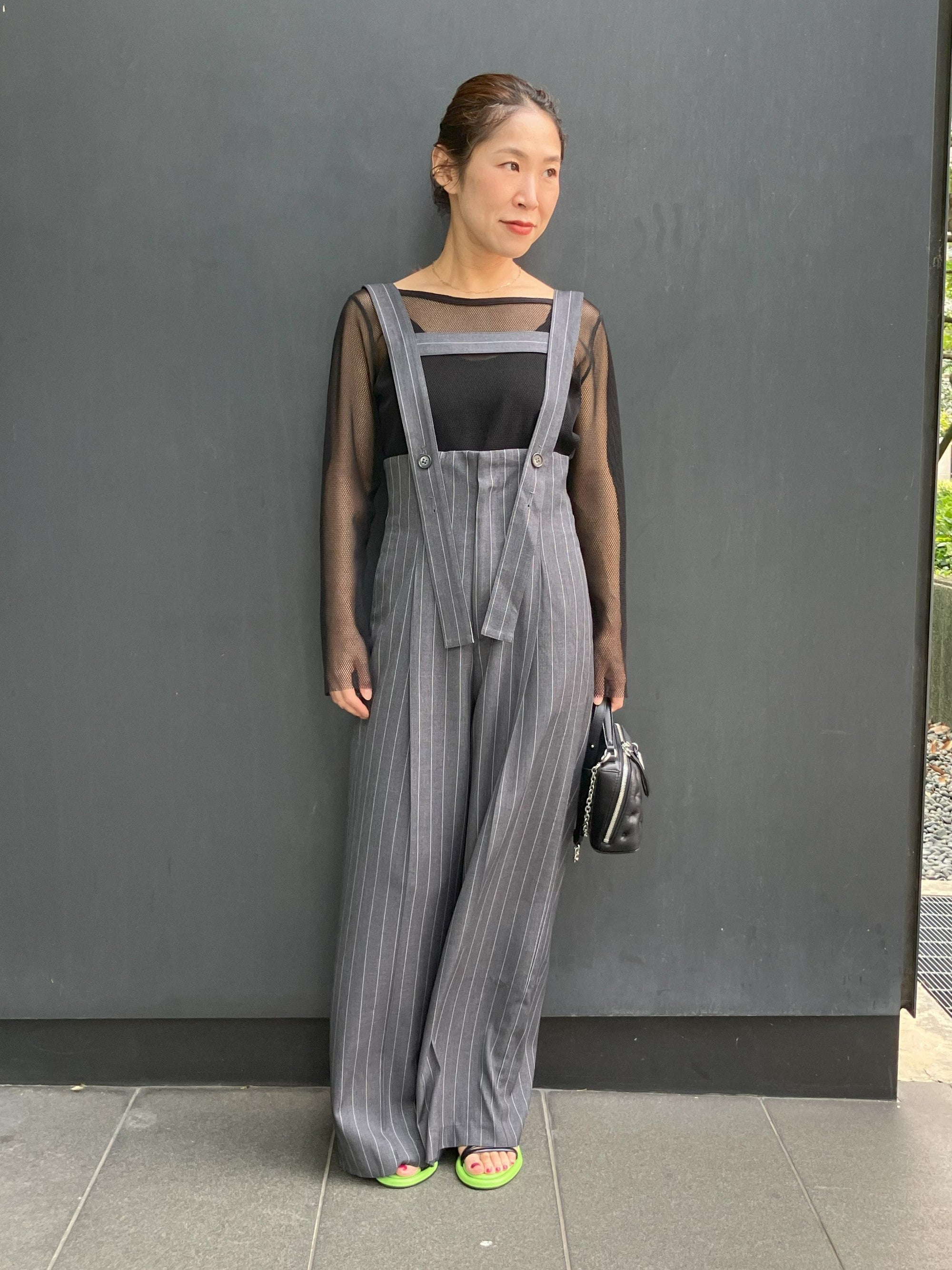 H-STRAP HIGH WAIST PANTS