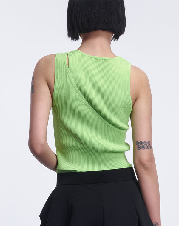 LAYERED KNIT TANK TOP