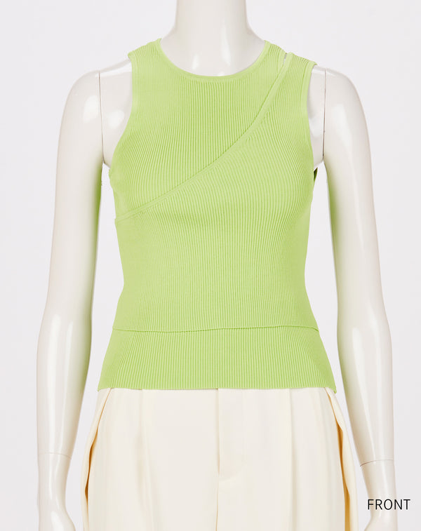 LAYERED KNIT TANK TOP