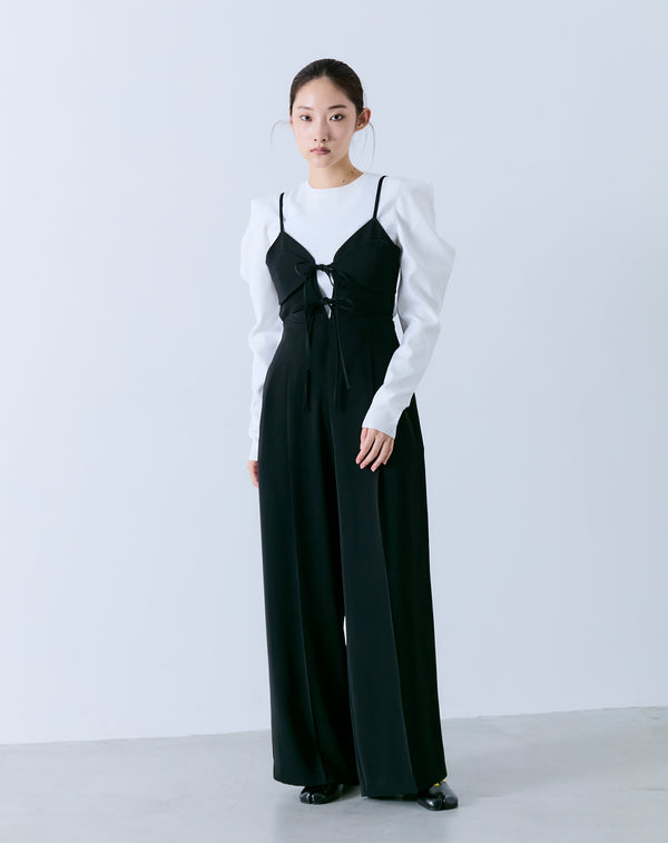 POWER SHOULDER KNIT PULLOVER