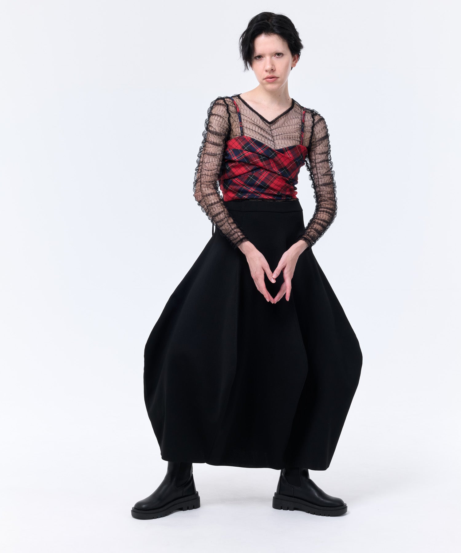 Soor Ploom ニットスカート 6y ランタンフォルムニットスカート | LAEMUSE | 2024秋冬