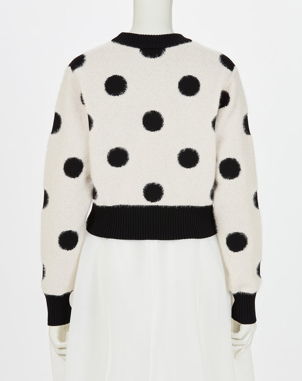 POLKA DOT KNIT TOP