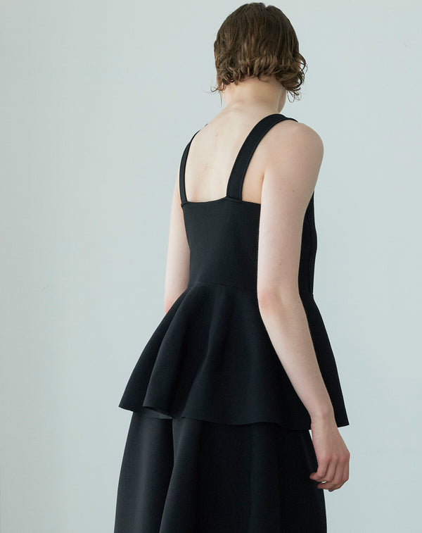 PEPLUM KNIT BUSTIER