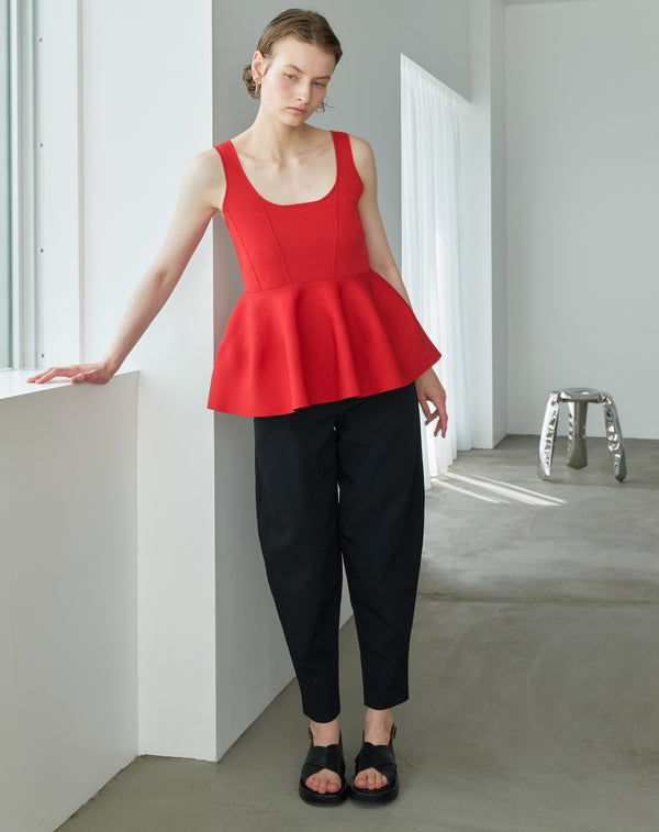 PEPLUM KNIT BUSTIER