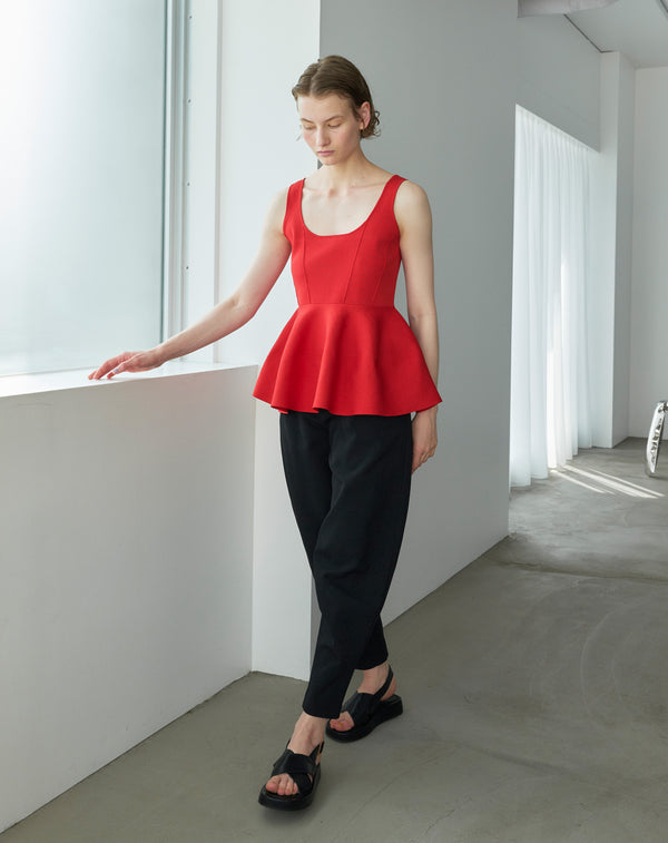 PEPLUM KNIT BUSTIER