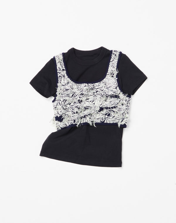 JACQUARD KNIT VEST