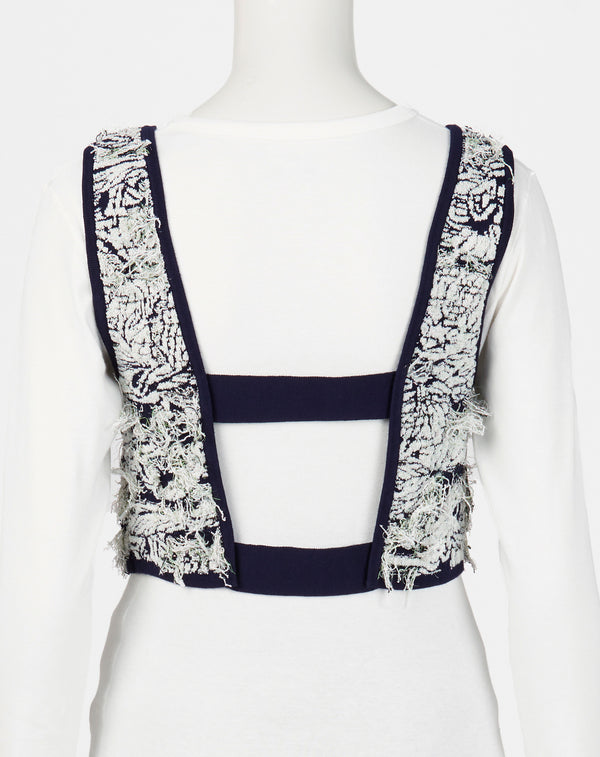 JACQUARD KNIT VEST