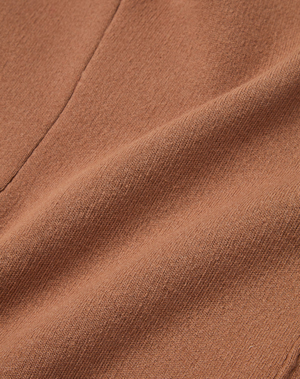 VOLUME SLEEVE HIGH NECK KNIT