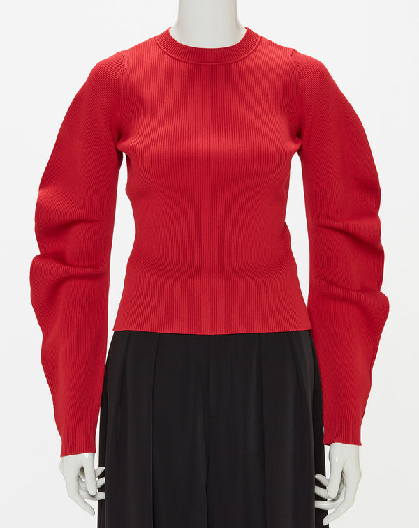 SPONDISH CURVED SLEEVE KNIT