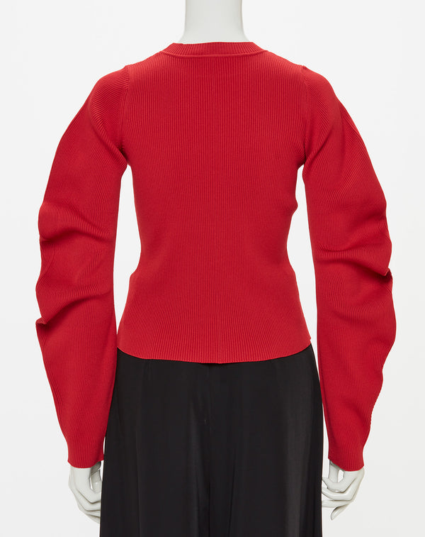 SPONDISH CURVED SLEEVE KNIT