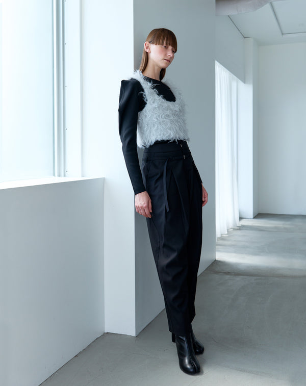 2WAY FLUFFY SHAGGY VEST