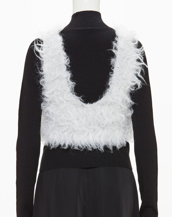 2WAY FLUFFY SHAGGY VEST
