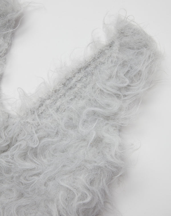 2WAY FLUFFY SHAGGY VEST