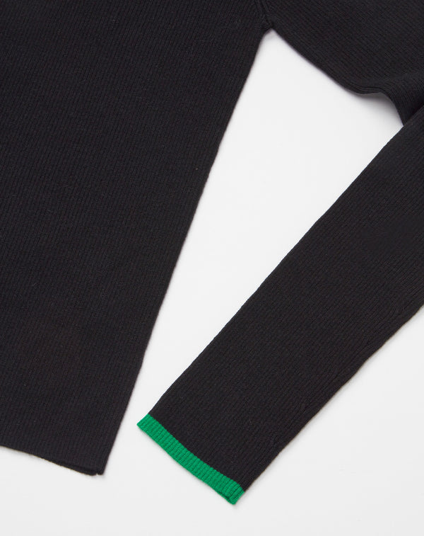 WOOL BLEND HIGH NECK KNIT