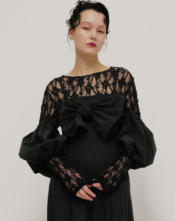2WAY JUMPSUIT WITH RIBBON
