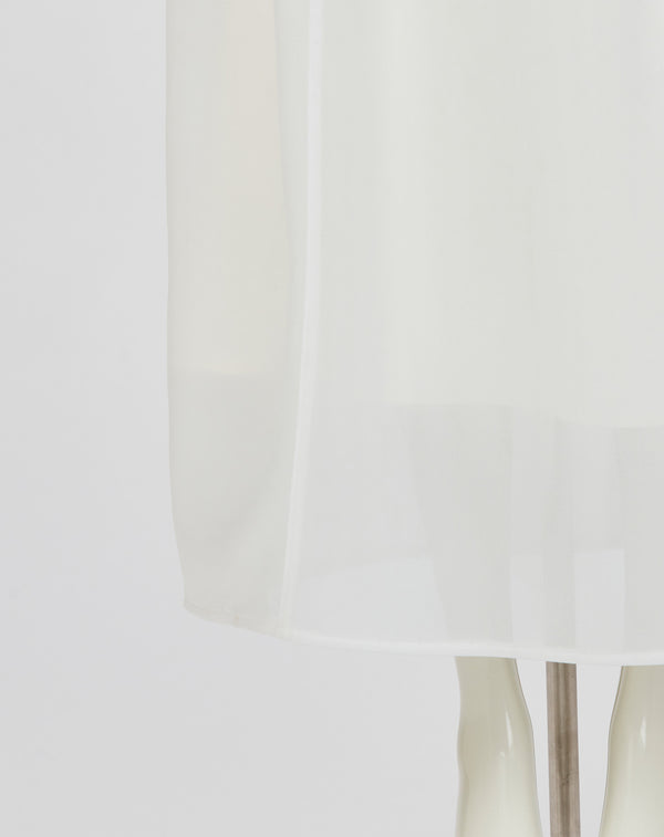 ROUNDED SHEER SKIRT