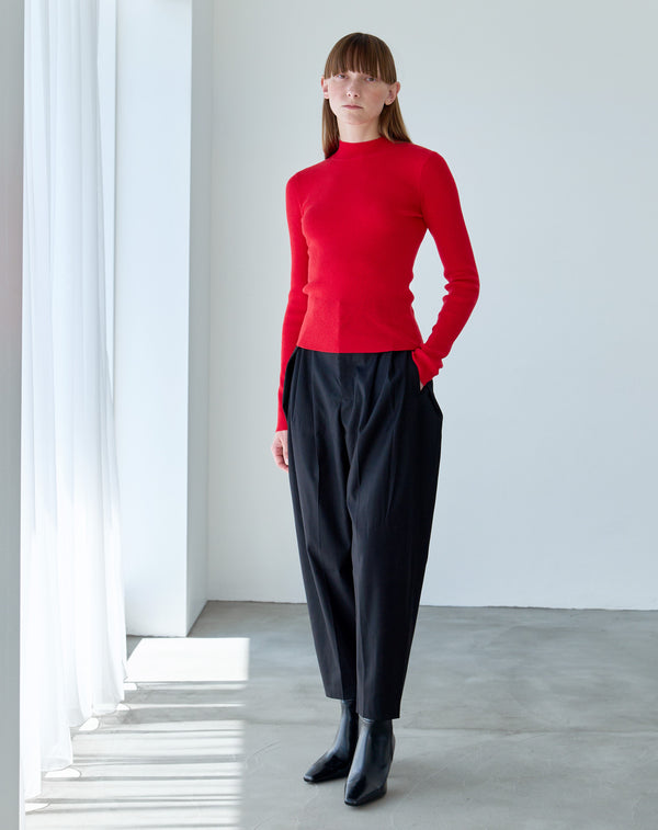 DEEP-TUCK PANTS