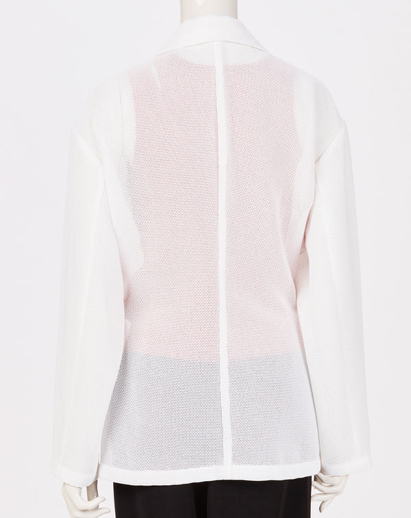 MESH WAIST FITTED JACKET