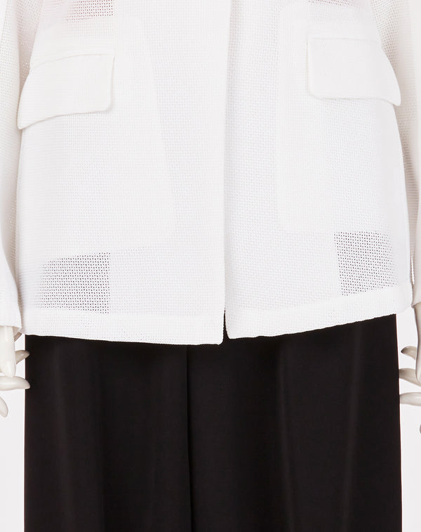 MESH WAIST FITTED JACKET