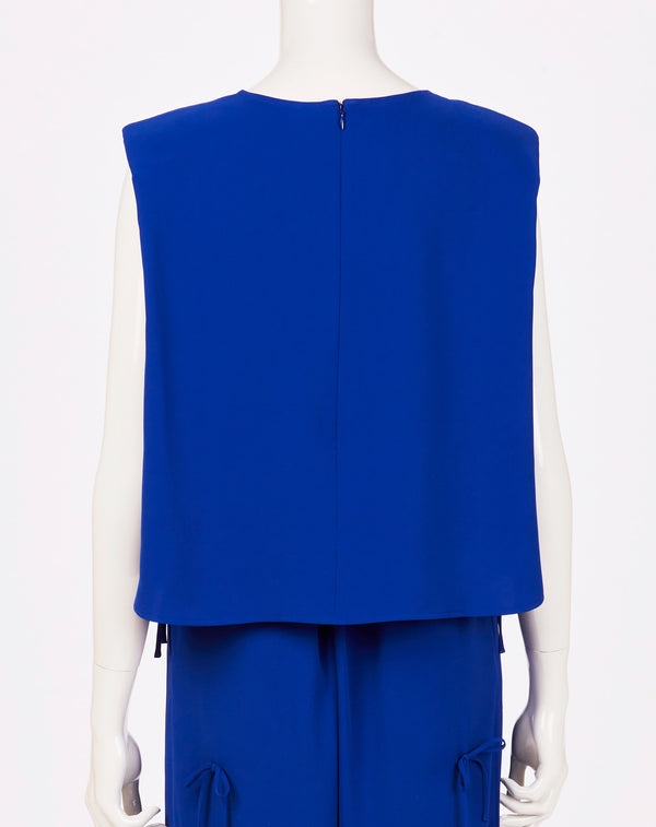 MULTI STRING BOW SLEEVELESS TOP