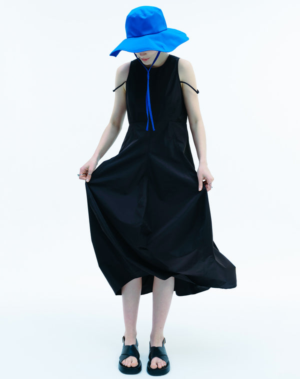 TAFFETA COCOON DRESS