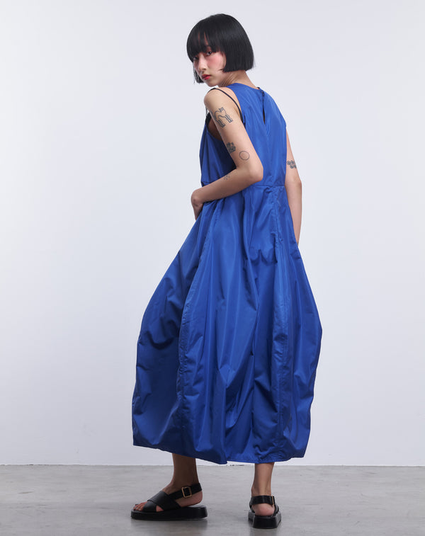 TAFFETA COCOON DRESS