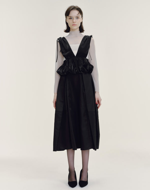 SHINY BALLOON BUSTIER