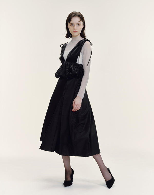 SHINY BALLOON BUSTIER