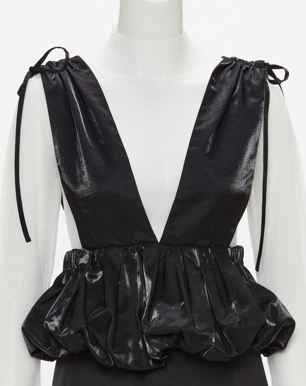 SHINY BALLOON BUSTIER