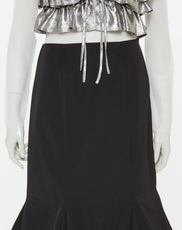 TAFFETA BALLOON MERMAID SKIRT