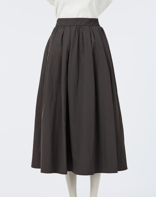 NYLON FLARED SKIRT