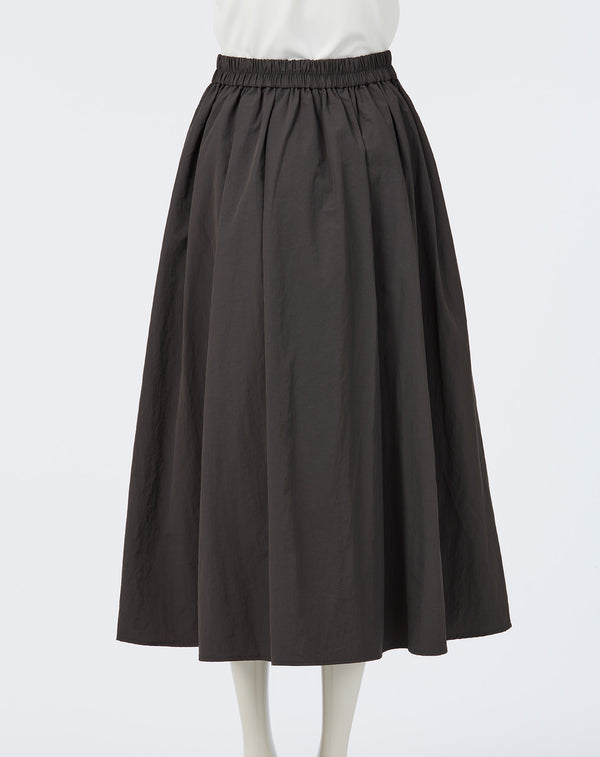 NYLON FLARED SKIRT