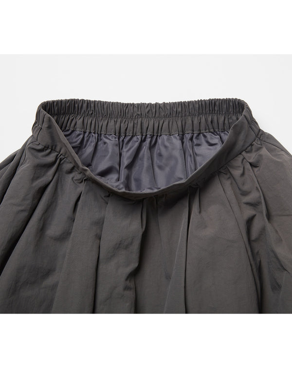 NYLON FLARED SKIRT