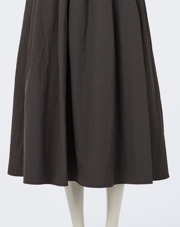 NYLON FLARED SKIRT