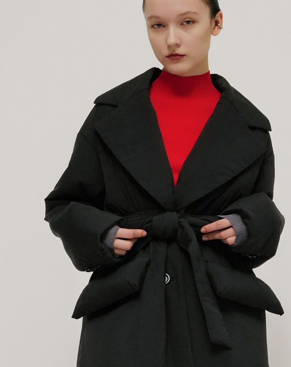 PADDED TAILORED COAT