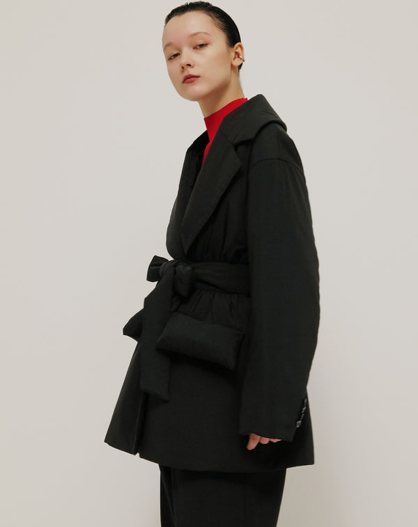 PADDED TAILORED COAT