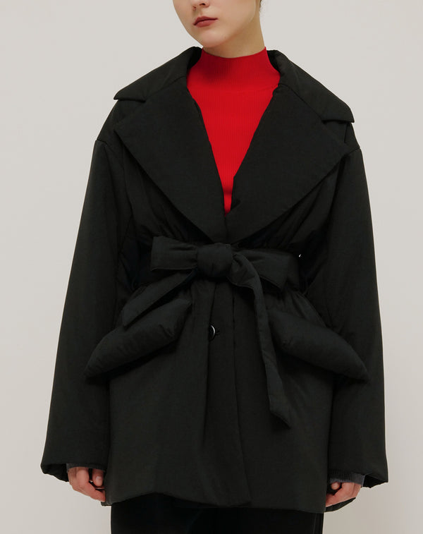 PADDED TAILORED COAT