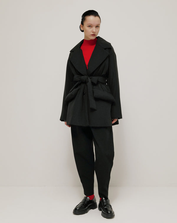 PADDED TAILORED COAT