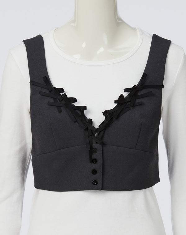 RIBBON BUSTIER