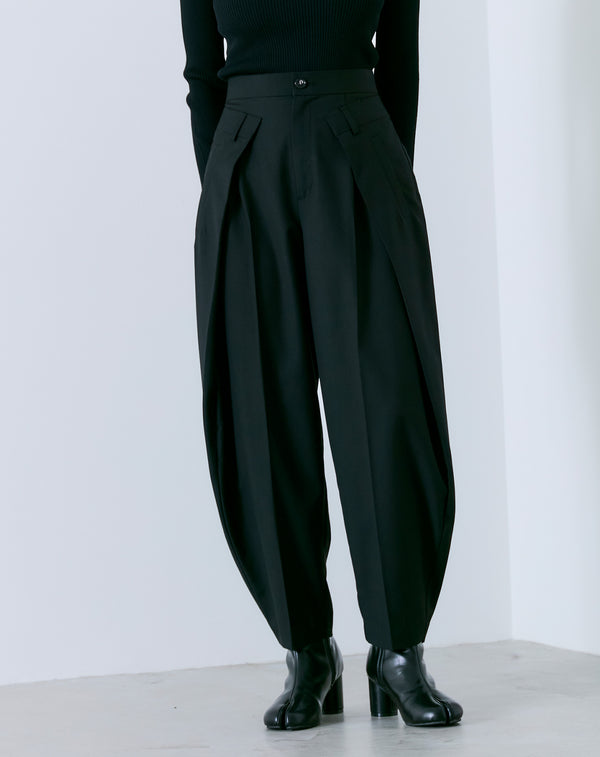 TUCKED WAIST COCON PANTS