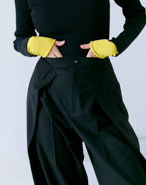TUCKED WAIST COCON PANTS