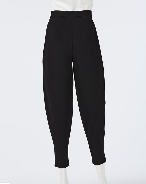 CURVED-SILHOUETTE PANTS