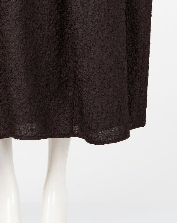 BUSTIER PANEL JACQUARD DRESS