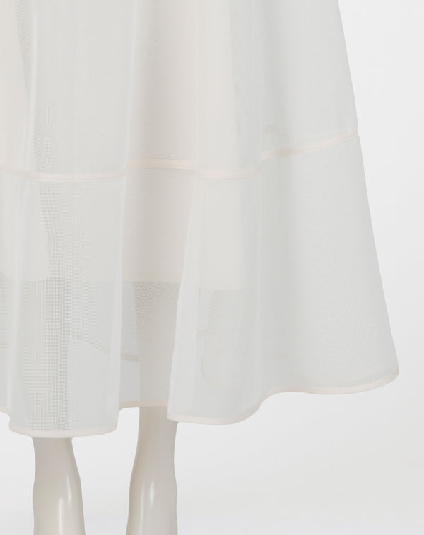 MESH TIERED SKIRT