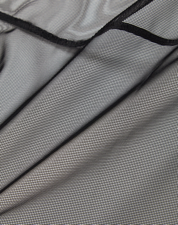 MESH TIERED SKIRT